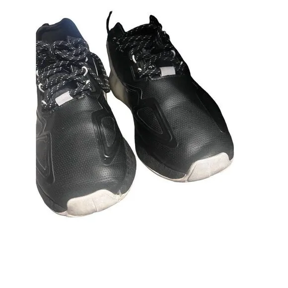 Adidas ZX 2K Boost Men's Shoes Athletic Sneakers Core Black White size 8