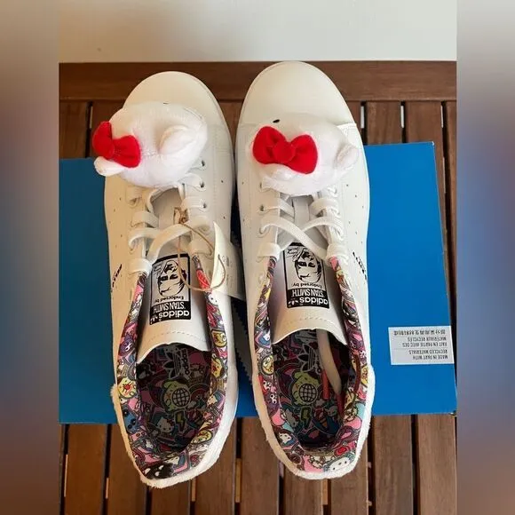 Adidas Stan Smith Hello Kitty USA Women Size 9/UK 7.5(HP9656)