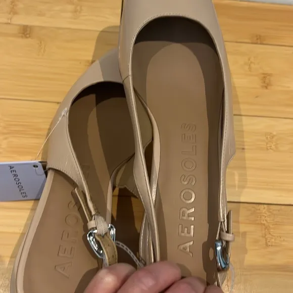Aerosoles Aria Women's Brown  Slingback Shoes size 9,5