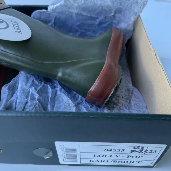 Aigle Unisex Lilly Pop Kaki 6.5