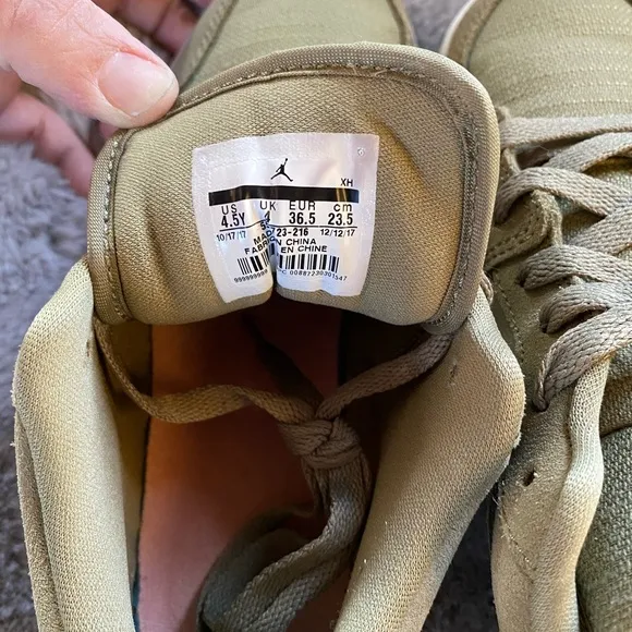 Air Jordan 1 GS Low “Trooper bleached coral” Nike shoes