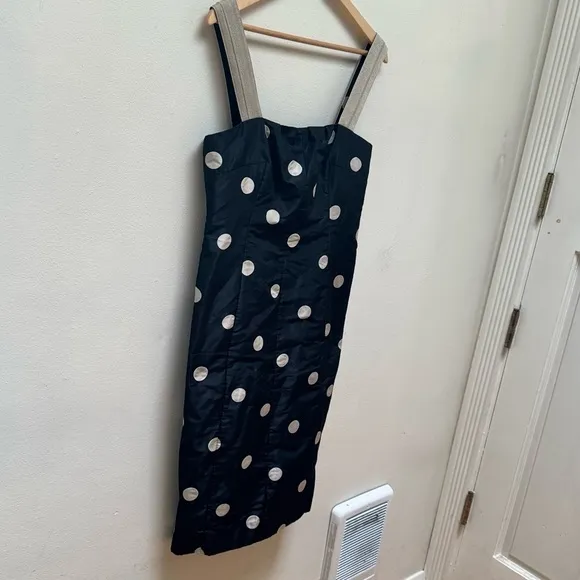 Akris punto Polka Dot Taffeta Pencil Dress