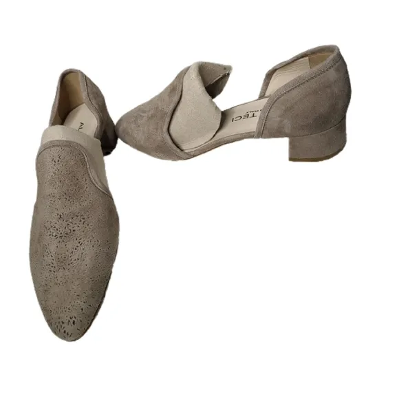 ALBA TECI LIGHT  BROWN CUT OUT DESIGNER SHOES