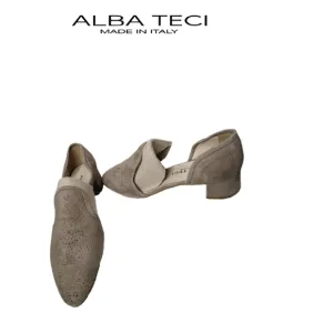 ALBA TECI LIGHT  BROWN CUT OUT DESIGNER SHOES