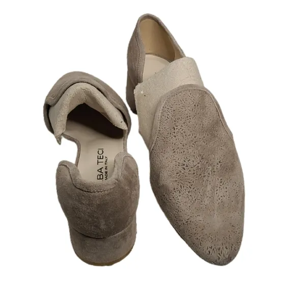 ALBA TECI LIGHT  BROWN CUT OUT DESIGNER SHOES