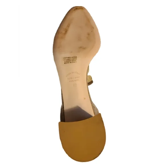 ALBA TECI LIGHT  BROWN CUT OUT DESIGNER SHOES
