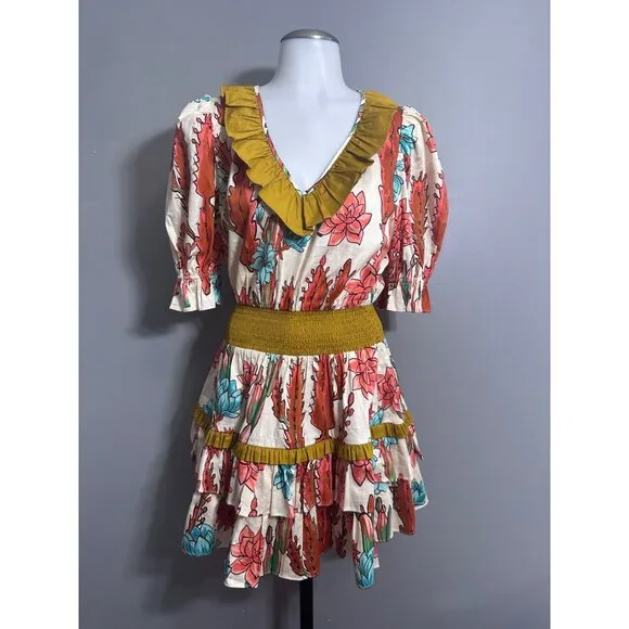 Alden Adair Kelsey Mirage Cactus Dress NWT XS