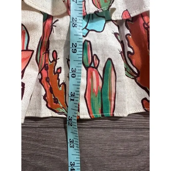 Alden Adair Kelsey Mirage Cactus Dress NWT XS