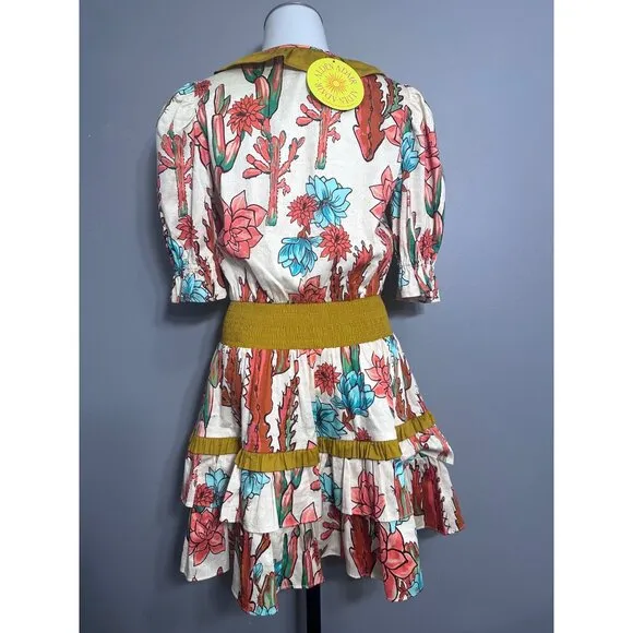 Alden Adair Kelsey Mirage Cactus Dress NWT XS