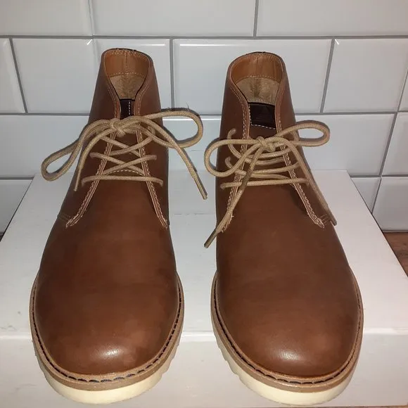 Aldo Laird Chukka Ankle Boots - Brown Leather - Men's Size 10 (EU 43 UK 9)