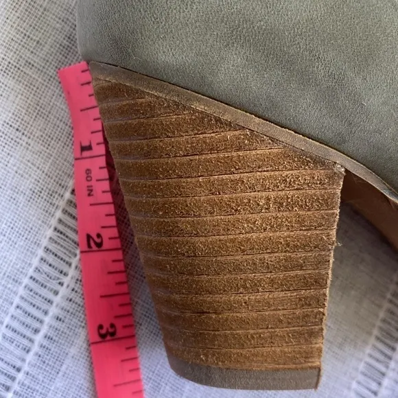 Aldo NWOT slouchy boots in a soft gray green.