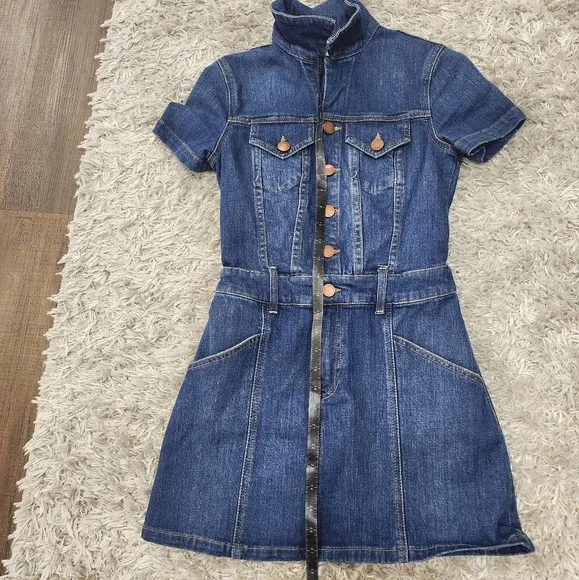 Alice   Olivia amazing denim dress size 0