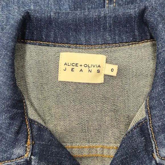 Alice   Olivia amazing denim dress size 0