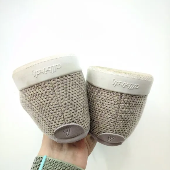 Allbirds Men Tree Skippers Size 14 Light Grey Purple Breathable Washable Comfort