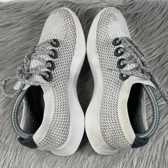 Allbirds Tree Dasher Mens Size 8 Shoes White Gray Running Athletic Sneakers