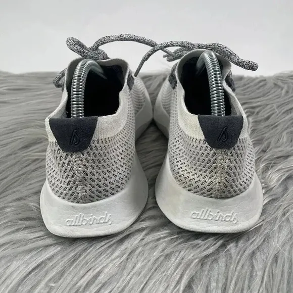 Allbirds Tree Dasher Mens Size 8 Shoes White Gray Running Athletic Sneakers