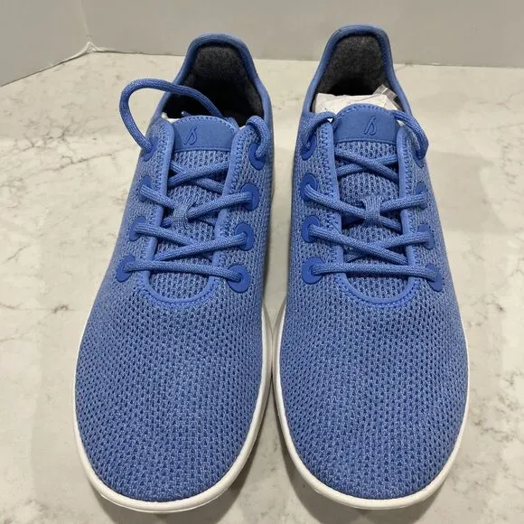 ALLBIRDS Tree Runner Mens 12 Sneakers Shoes Pure Azure Blue Comfort Casual NWB