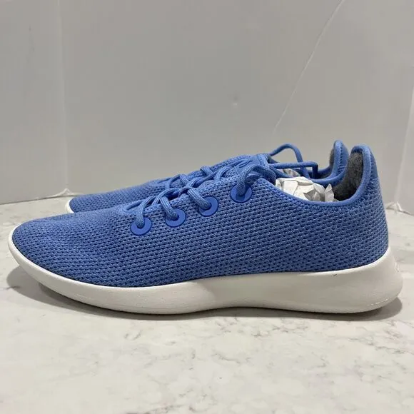 ALLBIRDS Tree Runner Mens 12 Sneakers Shoes Pure Azure Blue Comfort Casual NWB
