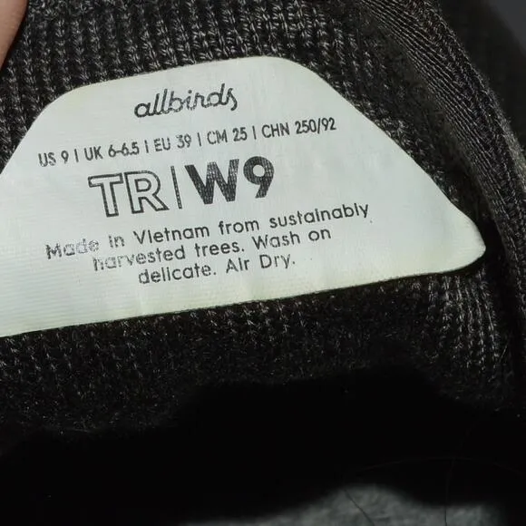 Allbirds women's 9 gray tree runner