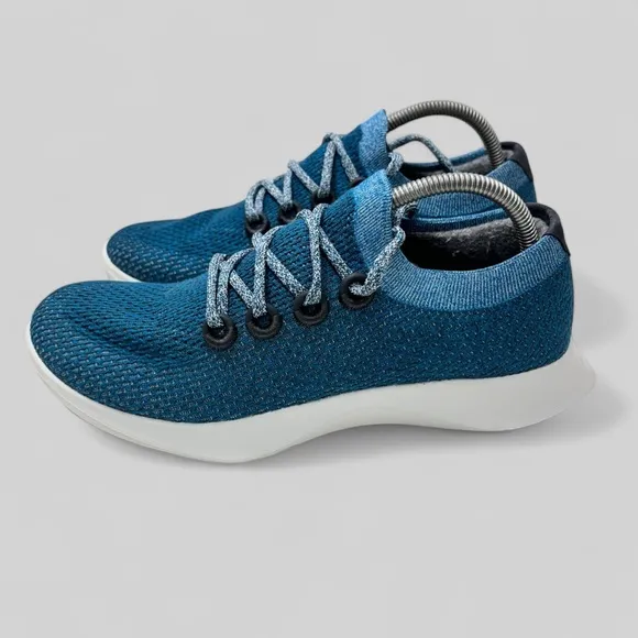 Allbirds Wool Runners Shoes Mens Size 10 Teal Blue Tree Dashers Running Sneakers