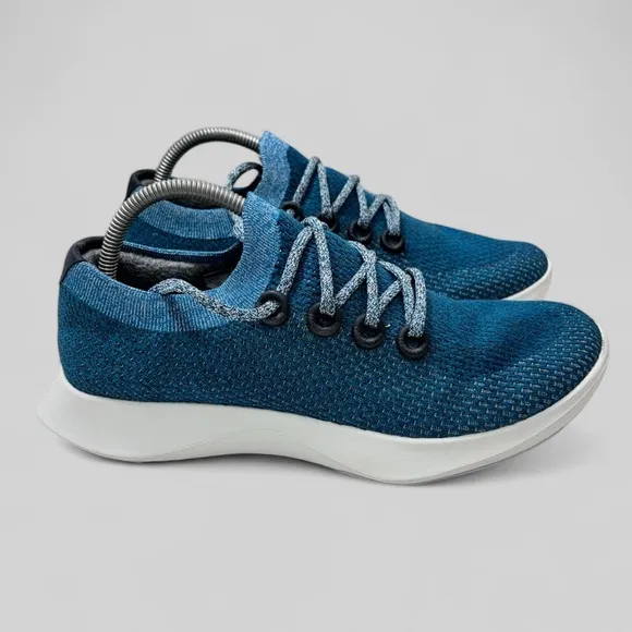 Allbirds Wool Runners Shoes Mens Size 10 Teal Blue Tree Dashers Running Sneakers