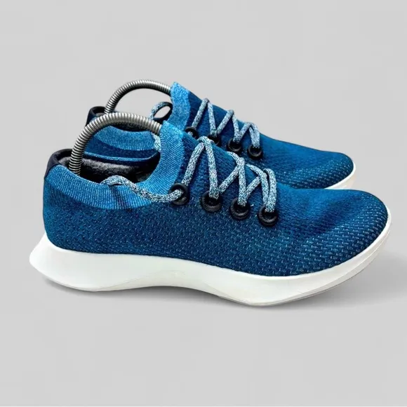 Allbirds Wool Runners Shoes Mens Size 10 Teal Blue Tree Dashers Running Sneakers