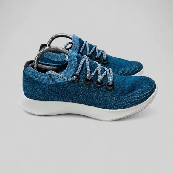 Allbirds Wool Runners Shoes Mens Size 10 Teal Blue Tree Dashers Running Sneakers