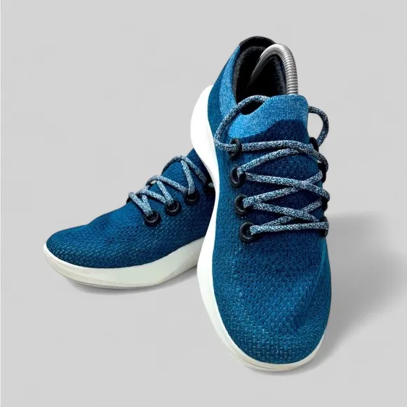 Allbirds Wool Runners Shoes Mens Size 10 Teal Blue Tree Dashers Running Sneakers