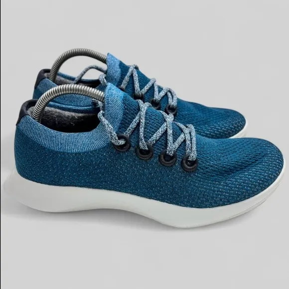 Allbirds Wool Runners Shoes Mens Size 10 Teal Blue Tree Dashers Running Sneakers
