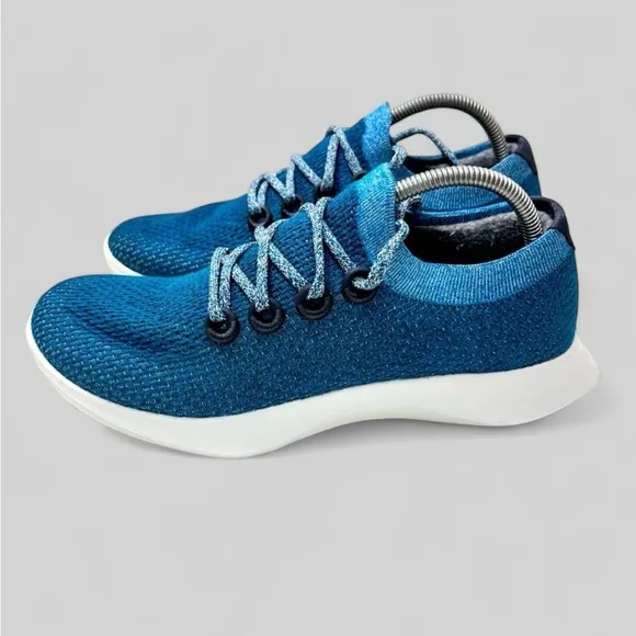Allbirds Wool Runners Shoes Mens Size 10 Teal Blue Tree Dashers Running Sneakers