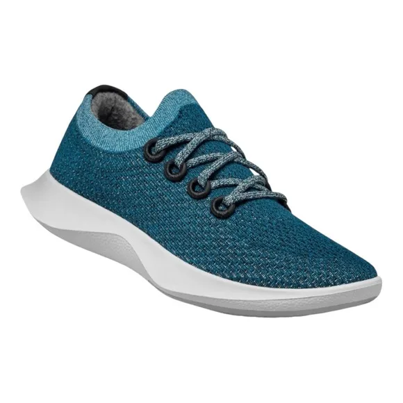 Allbirds Wool Runners Shoes Mens Size 10 Teal Blue Tree Dashers Running Sneakers
