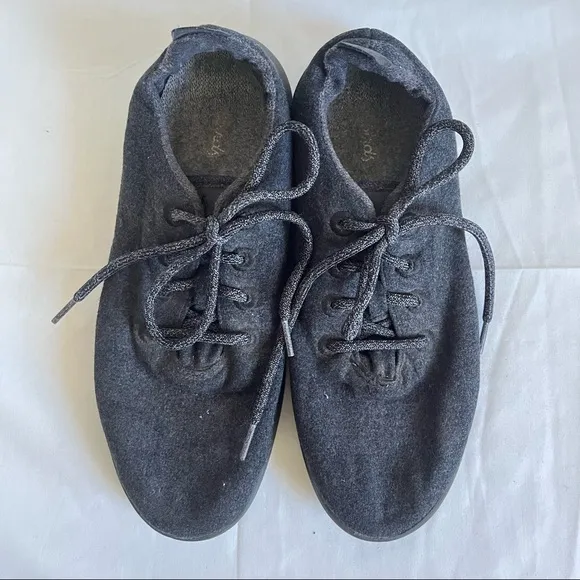 Allbirds Woolrunners Sneakers Running Shoes Lace Up Charcoal Gray Men Size 10