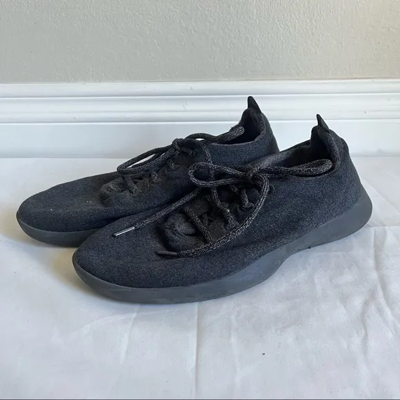 Allbirds Woolrunners Sneakers Running Shoes Lace Up Charcoal Gray Men Size 10