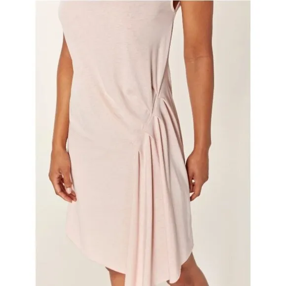 💕ALLSAINTS💕 Duma Dress Pleated Asymmetric Pink