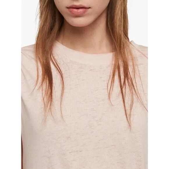 💕ALLSAINTS💕 Duma Dress Pleated Asymmetric Pink