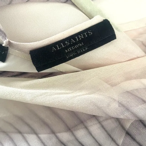 ALLSAINTS Ricia Dusk Silk Dress  m