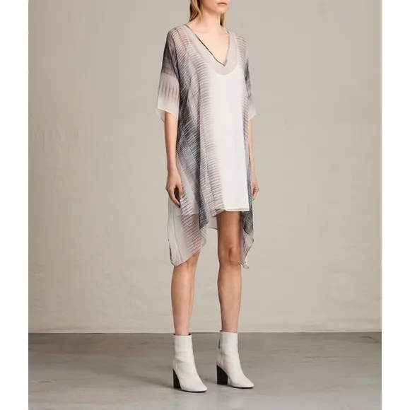 ALLSAINTS Ricia Dusk Silk Dress  m
