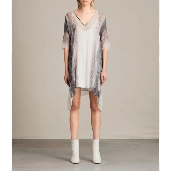 ALLSAINTS Ricia Dusk Silk Dress  m
