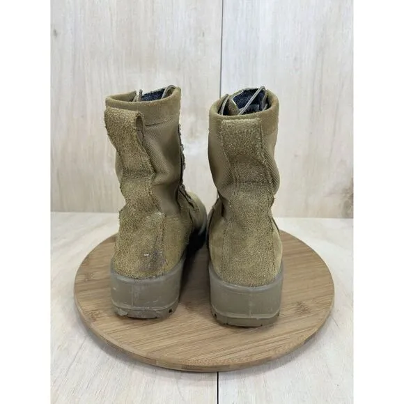 Altama Temperate Weather GTX Tan Leather Military Combat Boots Womens 6.5 Mens 5