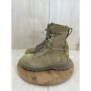 Altama Temperate Weather GTX Tan Leather Military Combat Boots Womens 6.5 Mens 5