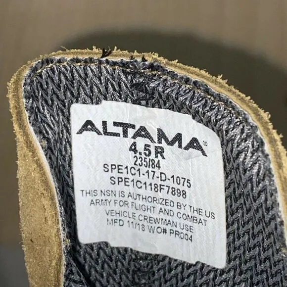 Altama Titan Temperate Weather Boots Tan Women 6