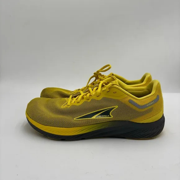 Altra Men’s 9 Yellow Rivera 3 Lace Up Running Sneakers Shoes