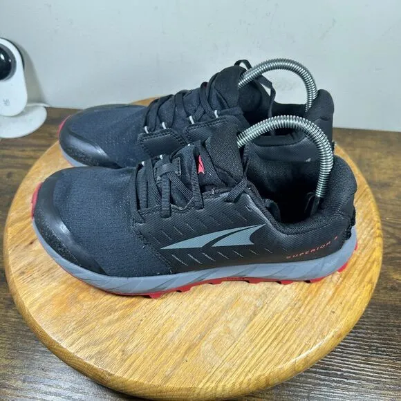 Altra Superior 5 Black Running Shoes Mens Size 8.5 ALOA546Z061