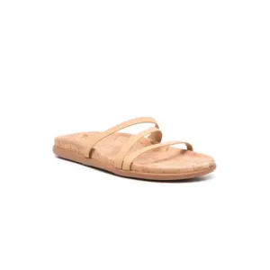 Ancient Greek Sandals Aspasia Slip On Slides in Natural 40