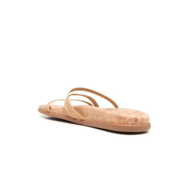 Ancient Greek Sandals Aspasia Slip On Slides in Natural 40