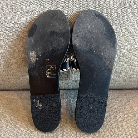 Ancient Greek Sandals Whipstitch Desmos Slide Sandal