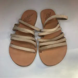 Ancient Greek Strappy Leather Sandals​​