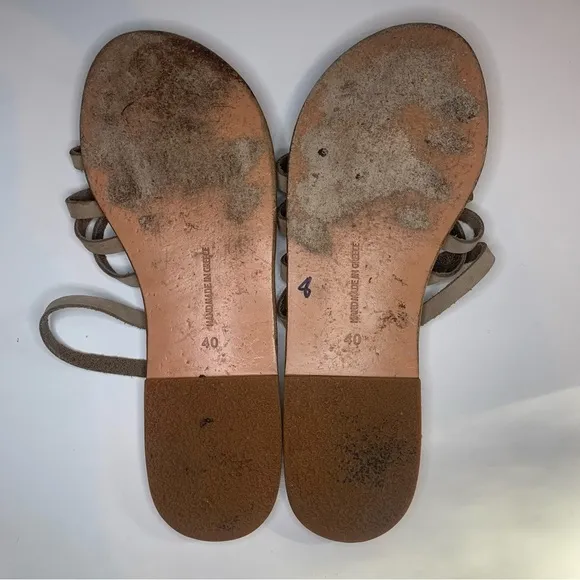 Ancient Greek Strappy Leather Sandals​​