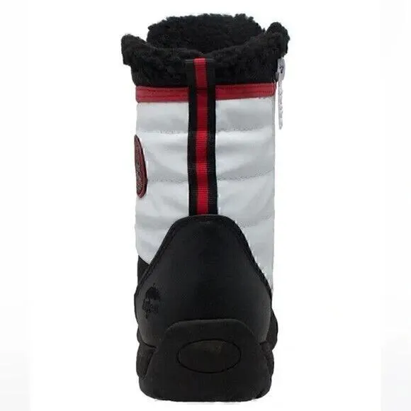 Ankle Winter Boots Weatherproof Womens Boots Lauren Black &amp; White Size US 6 M