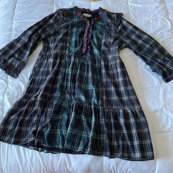 Anthropologie Dhruv Kapoor Ariana Ruffled Mini Dress